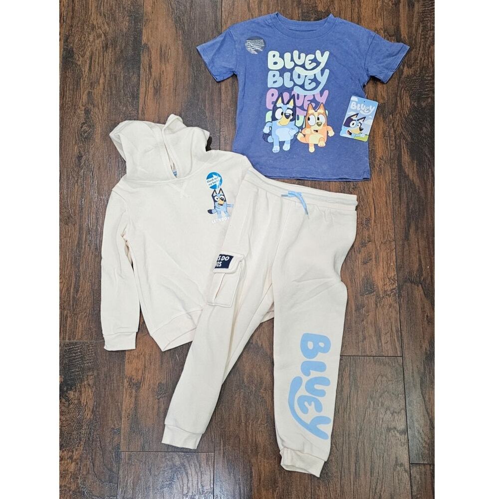 Bluey 3 Piece Set Toddler 4T New with tags
